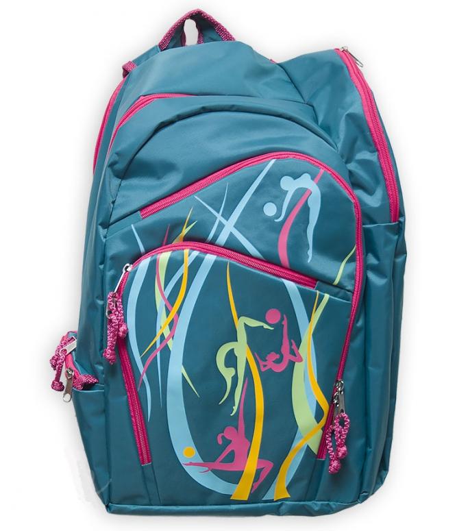 Backpack for rhythmic gymnastics and dance LEMON SPORT print Jungle 